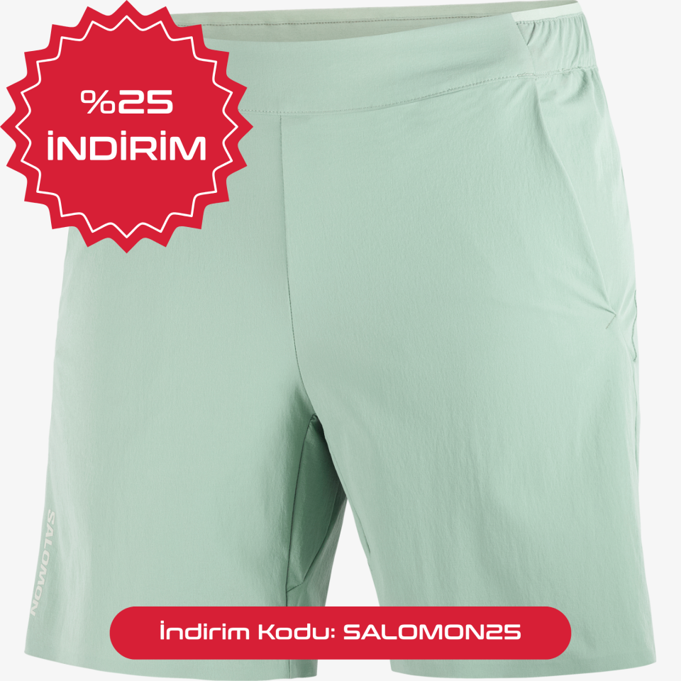 Salomon Wayfarer Ease Kadın Outdoor Şort Açık Yeşil
