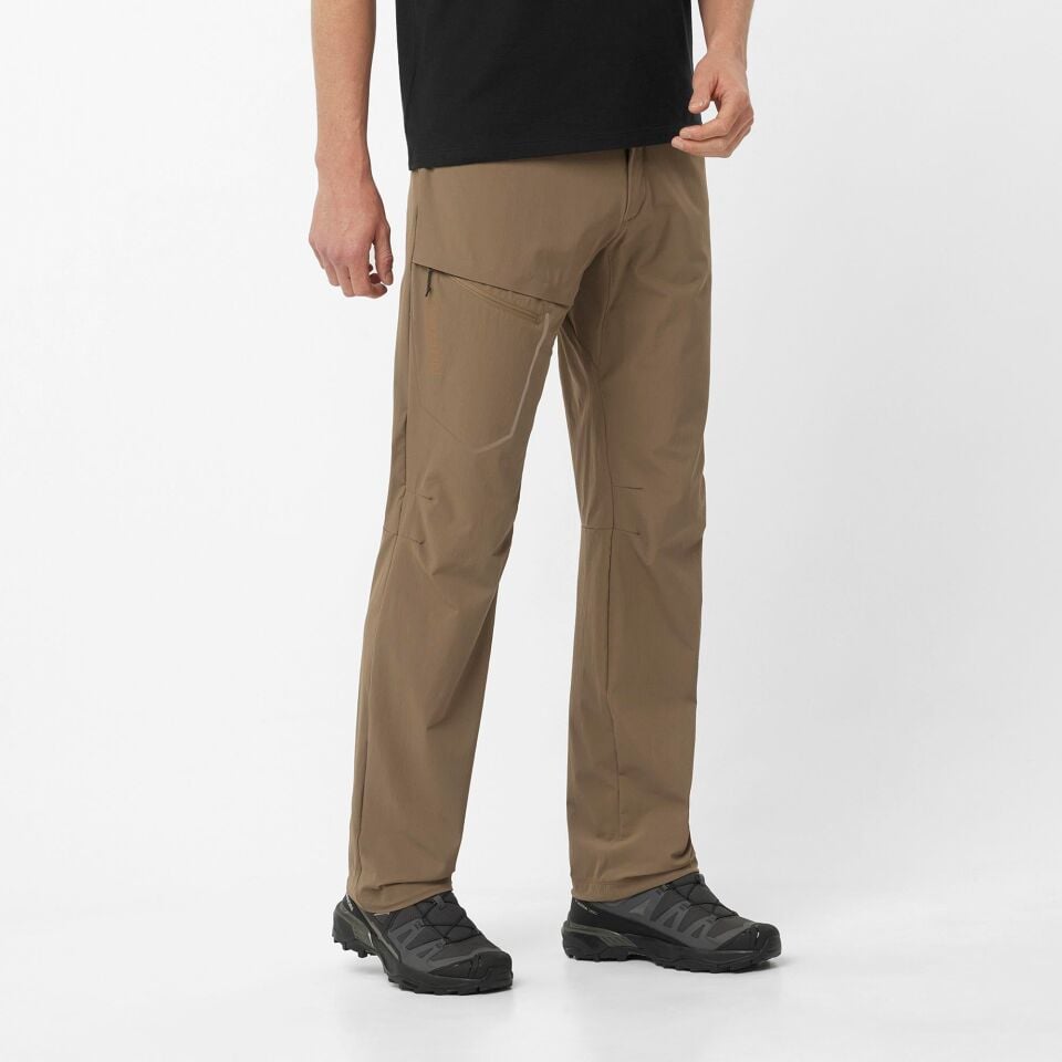 Salomon Wayfarer Erkek Outdoor Pantolon Kahverengi