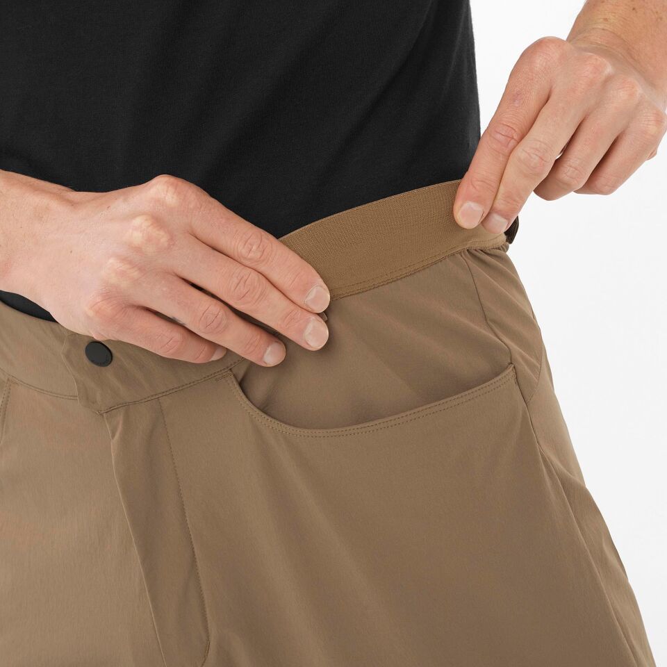 Salomon Wayfarer Erkek Outdoor Pantolon Kahverengi
