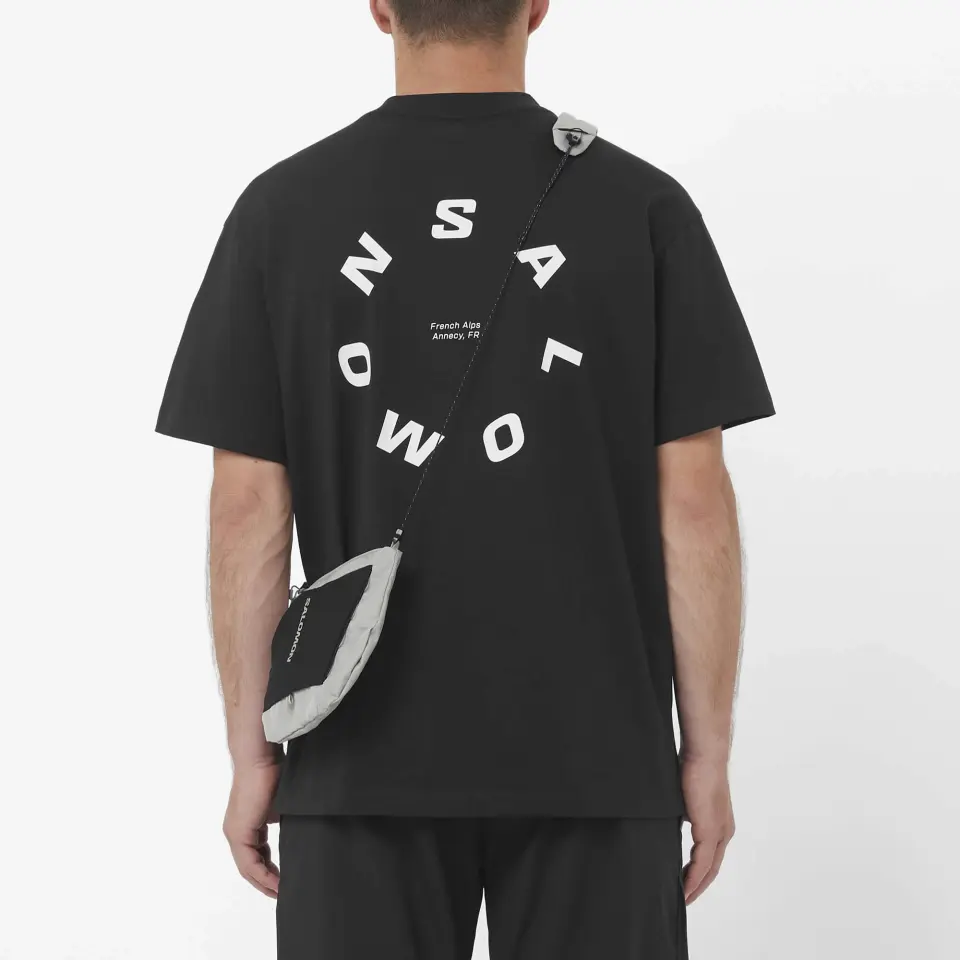 Salomon Outdoor Erkek T-shirt Siyah