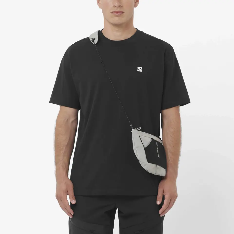 Salomon Outdoor Erkek T-shirt Siyah