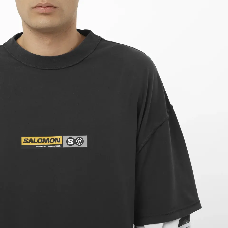 Salomon Slam Jam Unisex Outdoor Sweatshirt Siyah