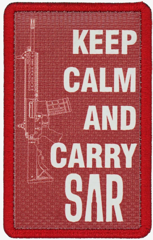KEEP CALM Patch Kırmızı