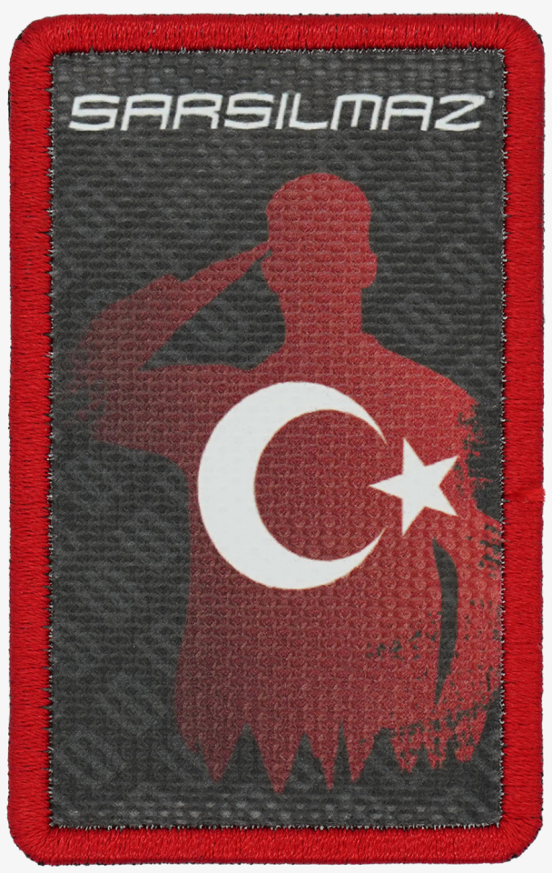 Sarsılmaz Türk Bayrağı Asker Patch