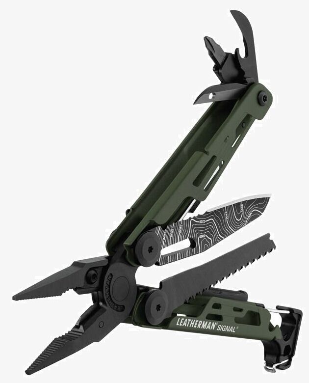 Leatherman Signal Green Topo Multi Tool