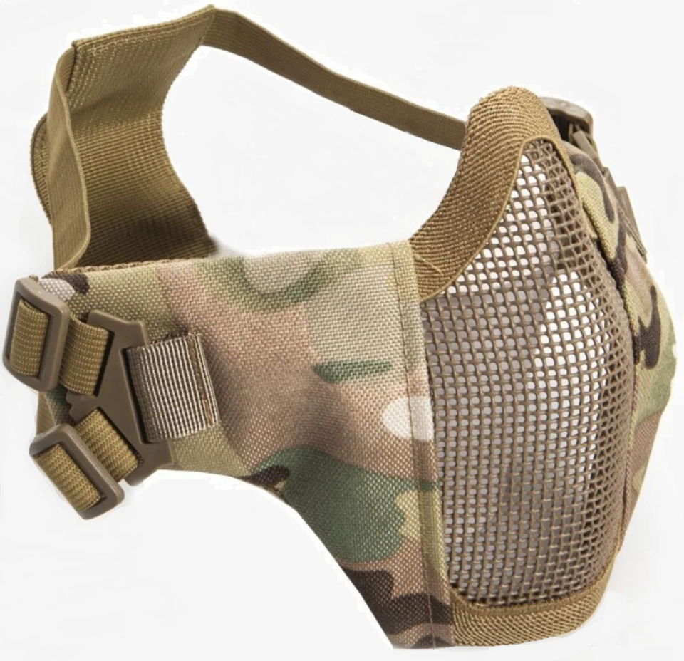 ASG Metal Mesh Mask Koruma Maskesi Kamuflaj