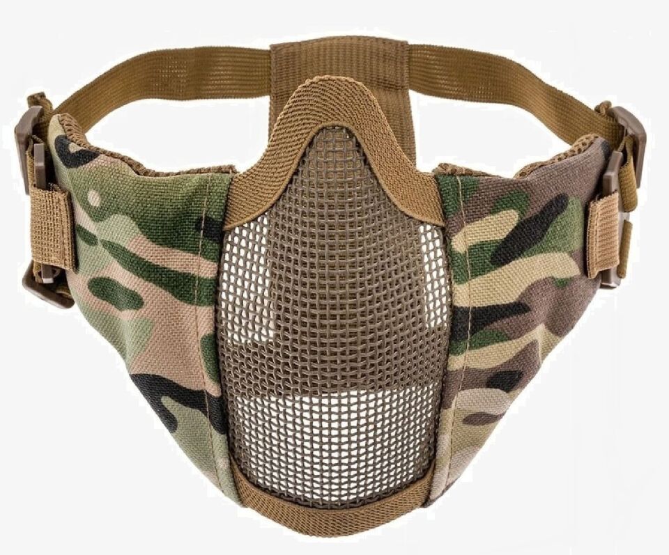 ASG Metal Mesh Mask Koruma Maskesi Kamuflaj