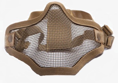 ASG Metal Mesh Mask Koruma Maskesi Tan Rengi