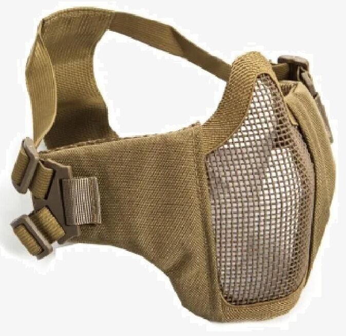 ASG Metal Mesh Mask Koruma Maskesi Tan Rengi
