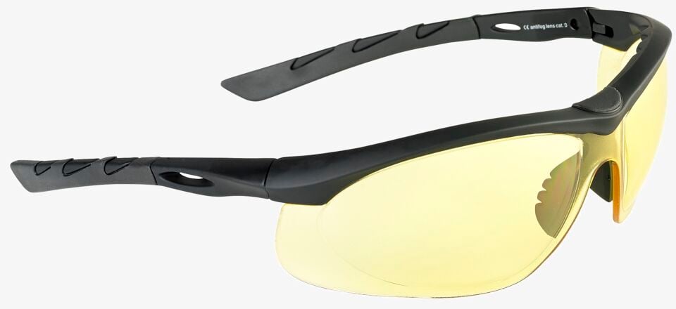Swiss Eye Lancer Rubber Black Sarı Balistik Gözlük