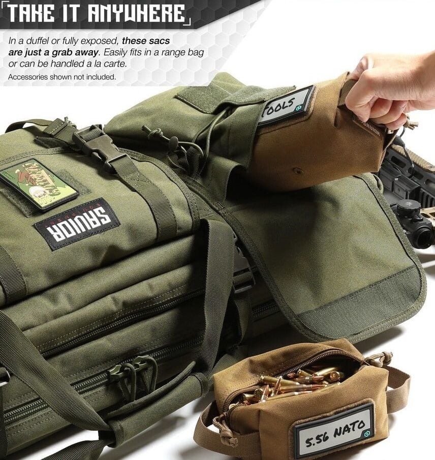 Savior Equipment Mini Loose Sac Mühimmat Çantası 4'lü Paket Toprak Rengi