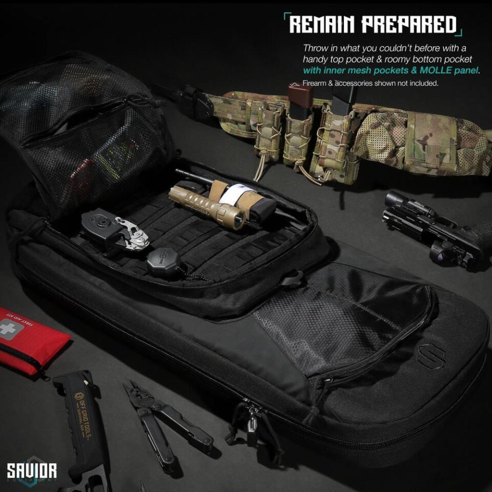 Savior Equipment Specialist Covert 97 cm. Tekli Tüfek Çantası Mat Siyah