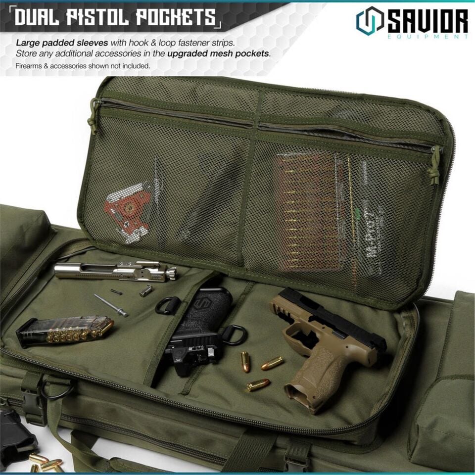 Savior Equipment Urban Warfare 112 cm. Çiftli Tüfek Çantası Yeşil