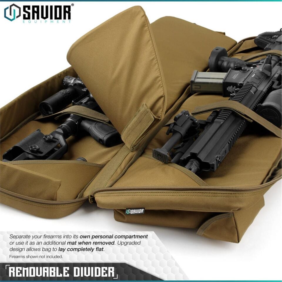 Savior Equipment Urban Warfare 112 cm. Çiftli Tüfek Çantası Toprak Rengi