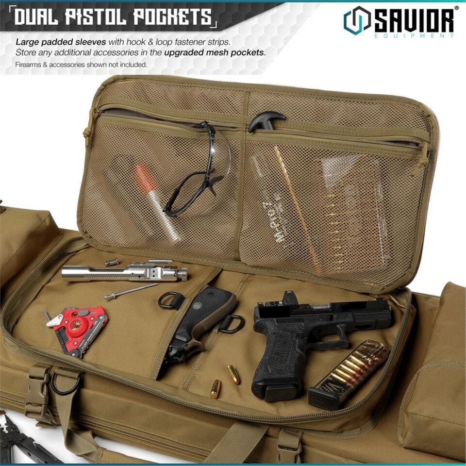 Savior Equipment Urban Warfare 112 cm. Çiftli Tüfek Çantası Toprak Rengi