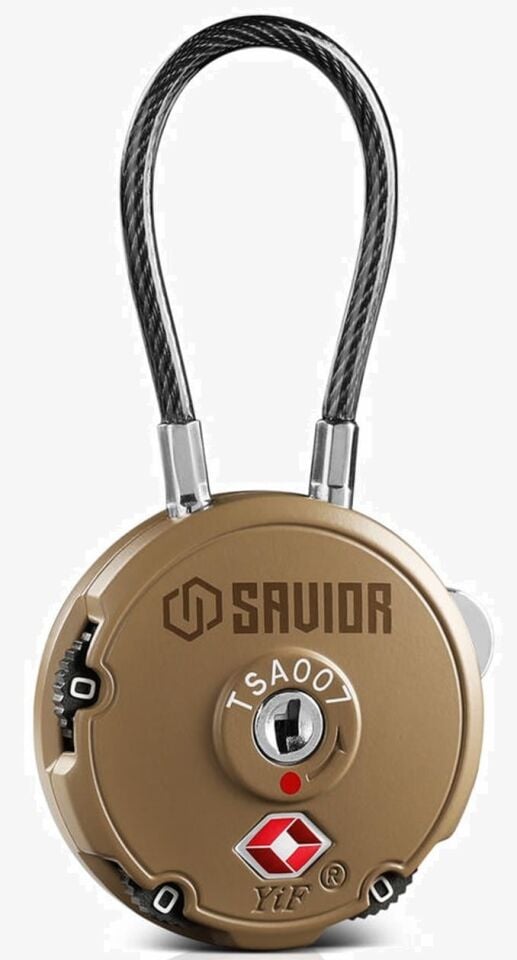 Savior Equipment Şifreli Asma Kilit Toprak Rengi