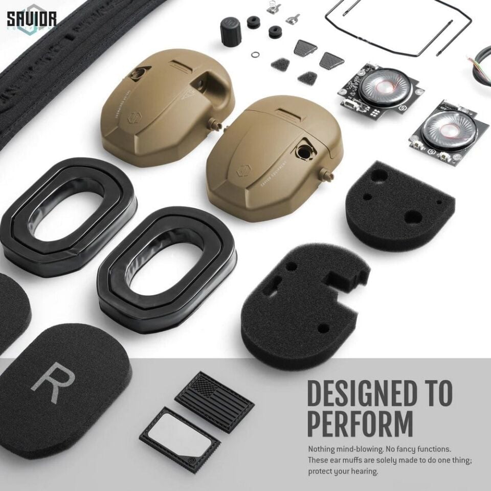 Savior Equipment Apollo Atış Kulaklığı Toprak Rengi