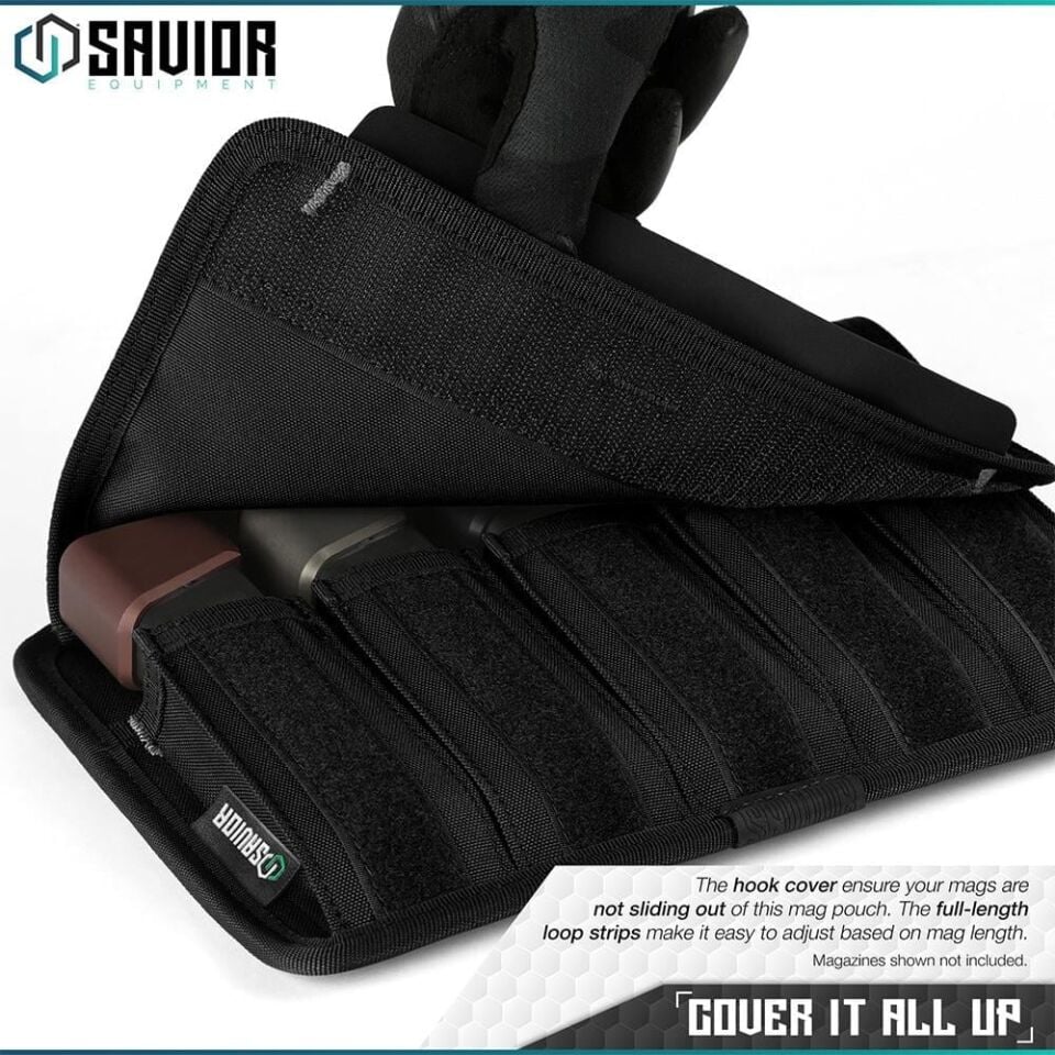 Savior Equipment Mag Buddy Tabanca Şarjör Kılıfı 2'li Paket Mat Siyah