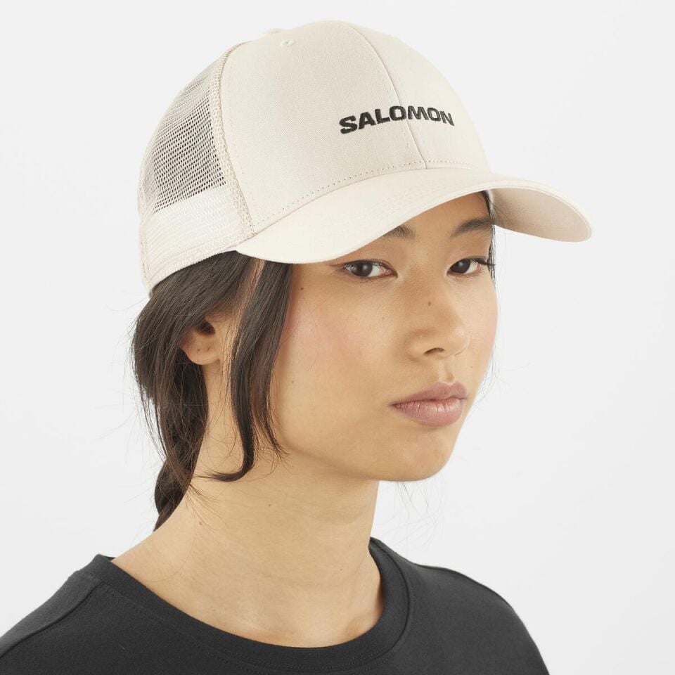 Salomon Cap Trucker U Şapka Krem Rengi