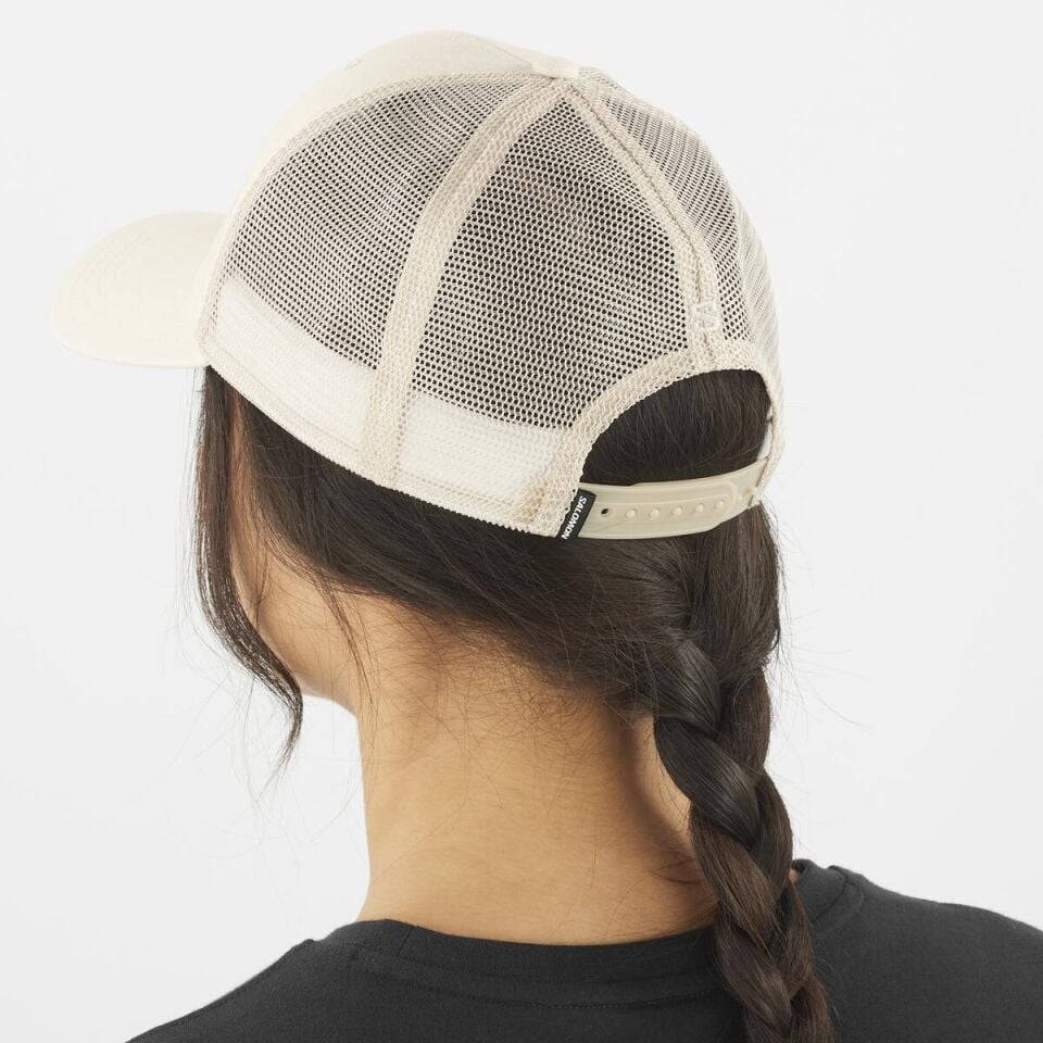 Salomon Cap Trucker U Şapka Krem Rengi