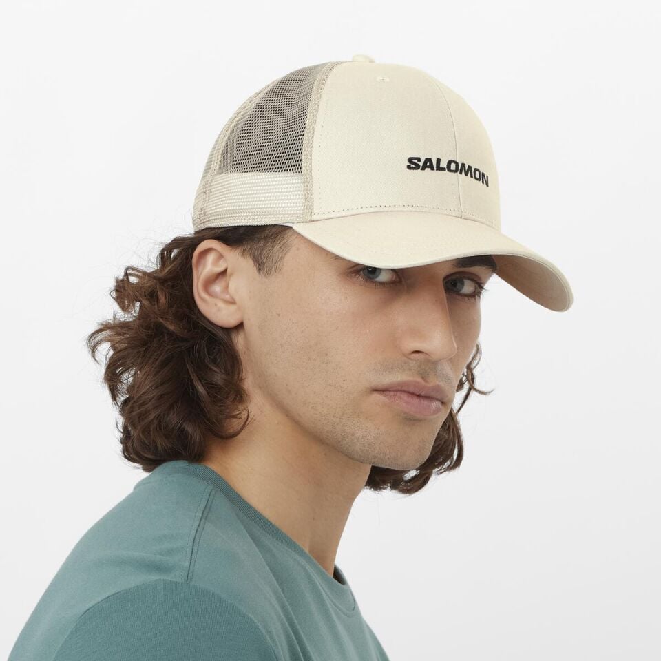 Salomon Cap Trucker U Şapka Krem Rengi