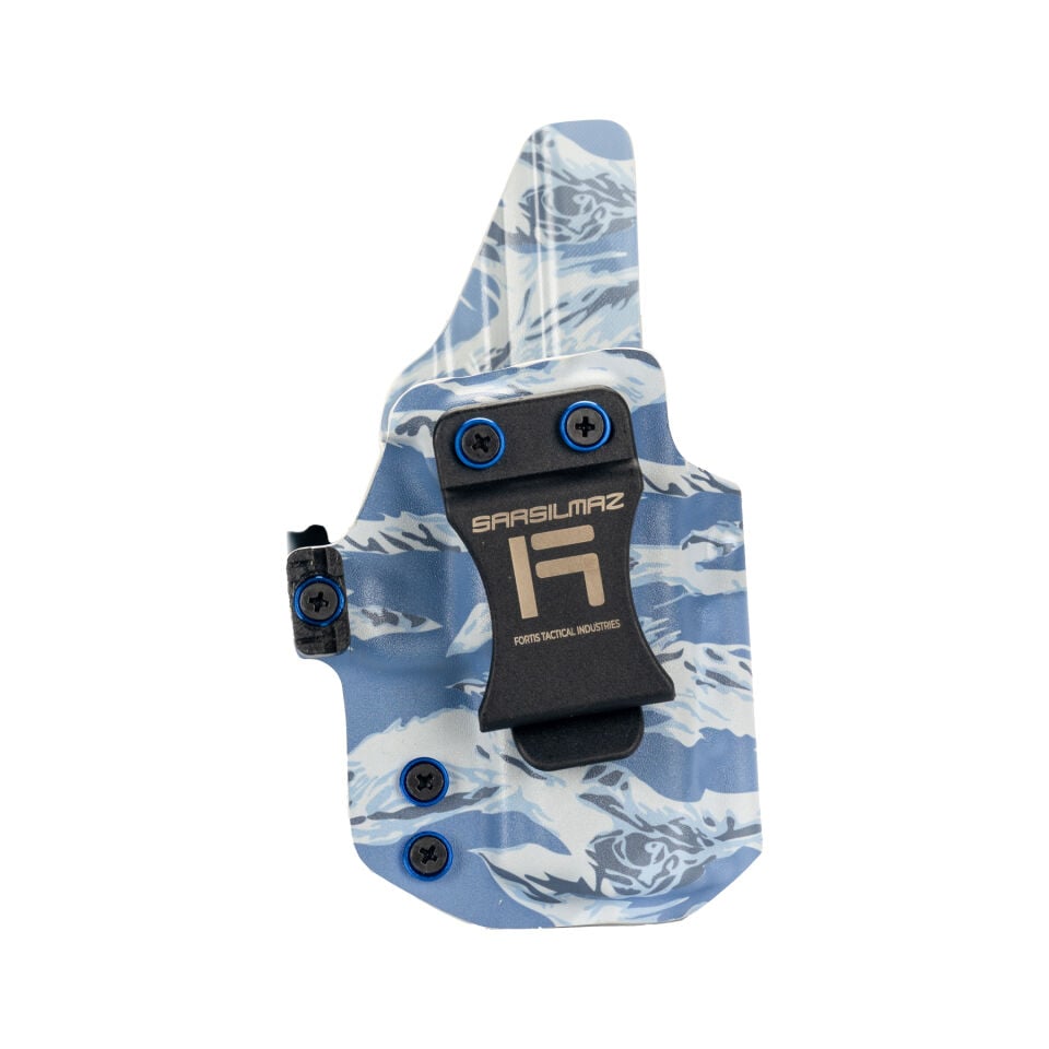 SAR9 SC Uyumlu Kydex Tabanca Taşıma Kılıfı Tiger Sky - Sağ İç Taşıma