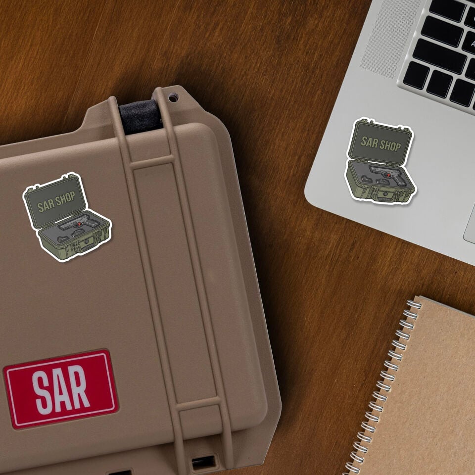 Laptop Sticker Sar Shop Kutu