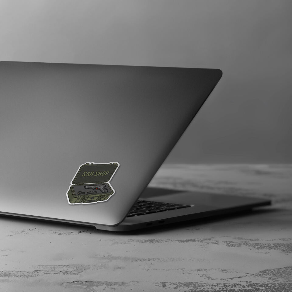 Laptop Sticker Sar Shop Kutu
