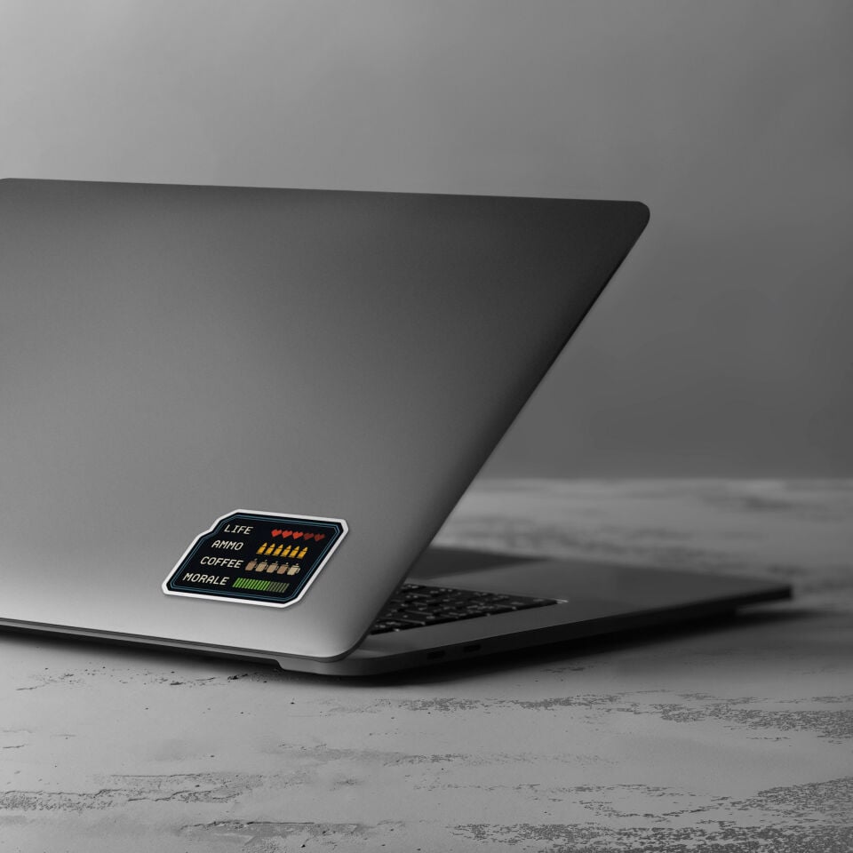 Laptop Sticker Morale