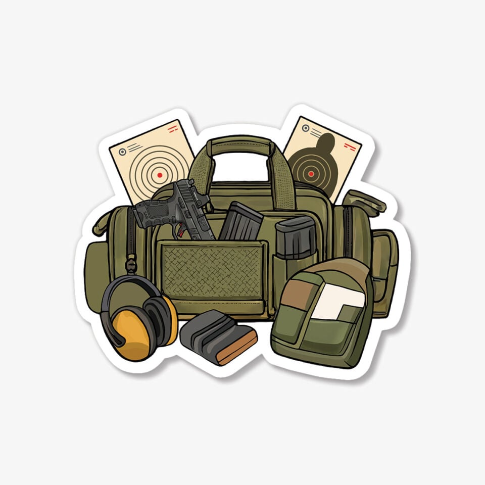 Laptop Sticker Ekipman Çantası