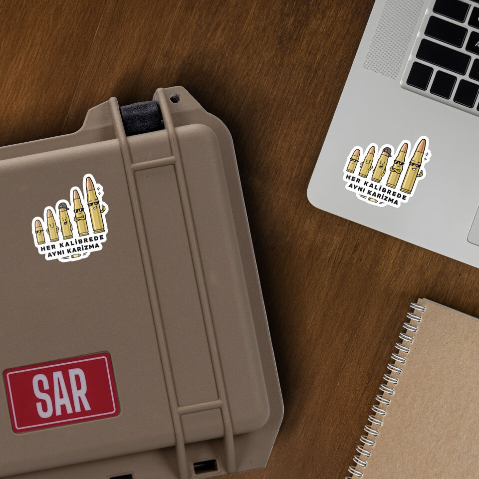 Laptop Sticker Her Kalibrede Aynı Karizma