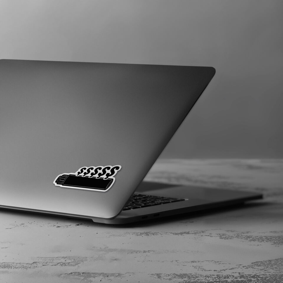 Laptop Sticker Susturucu