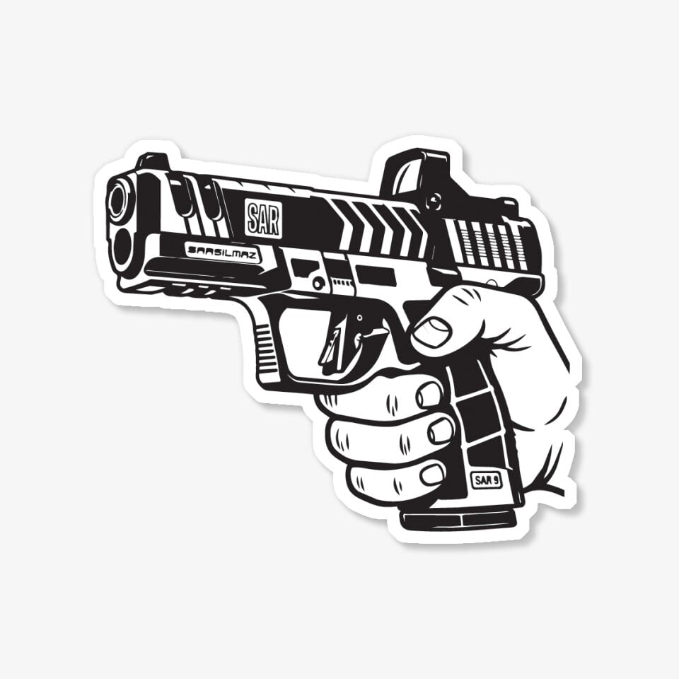 Laptop Sticker Tactical Sar 9