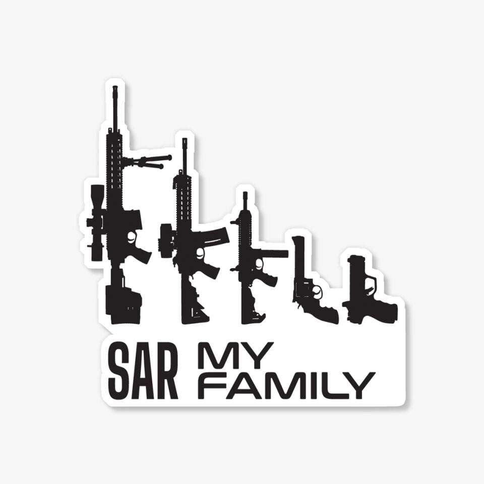Laptop Sticker Sar Family