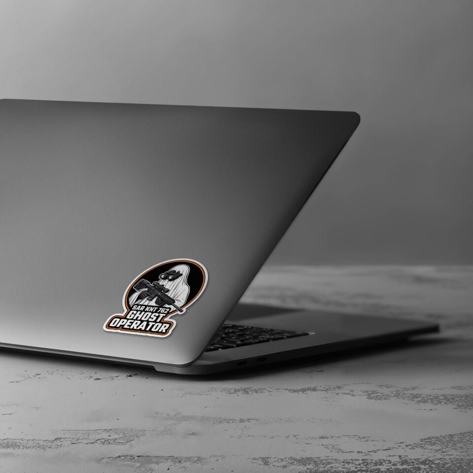 Laptop Sticker Ghost Operator