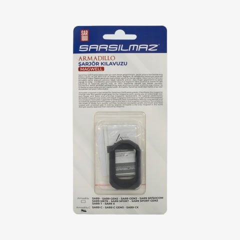 SAR9C Uyumlu TCS Armadillo Magwell Şarjör Kılavuzu Siyah