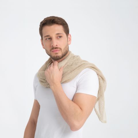 Sarsılmaz Çok Amaçlı Askeri Fileli Şal Bej Rengi - 200 cm.