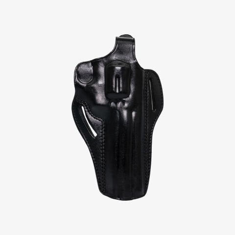 SR38 Uyumlu Tam Kelebek Çıtçıtlı Ucu Açık Deri Tabanca Kılıfı 6 İnç