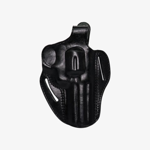 SR38 Uyumlu Çıtçıtlı Tam Kelebek Deri Tabanca Taşıma Kılıfı 4 İnç