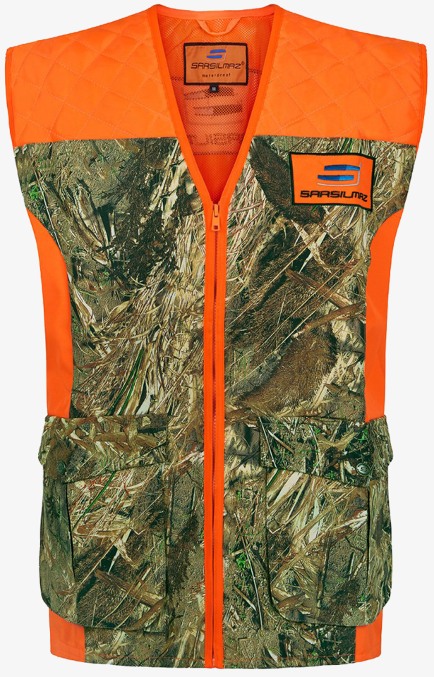 Sarsılmaz Turuncu Kamuflaj  Avcı Yeleği