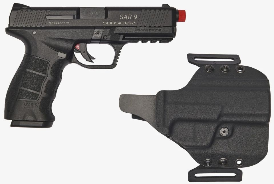 SAR9 Airsoft GEN2 Tabanca ve Kydex Taşıma Kılıfı Seti
