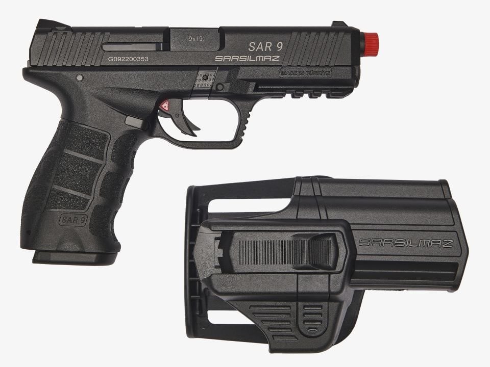 SAR9 Airsoft Tabanca GEN2 ve Raylı Sistem Taktik Taşıma Kılıf Seti