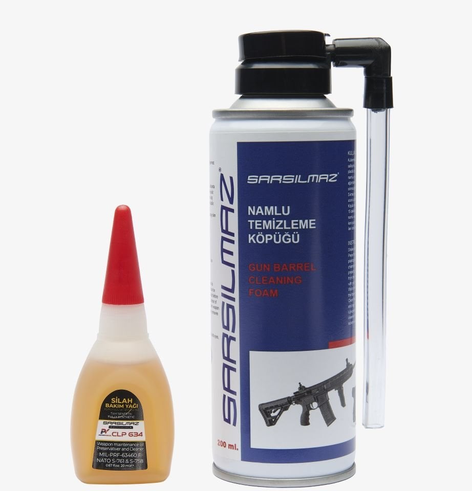 Namlu Temizlik ve Silah Bakım Yağı Seti