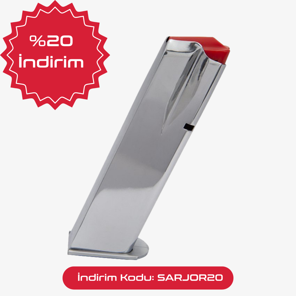 Kılınç 2000 Mega, Kılınç 2000 Light ve P8L Uyumlu 17 Kapasite Beyaz Şarjör