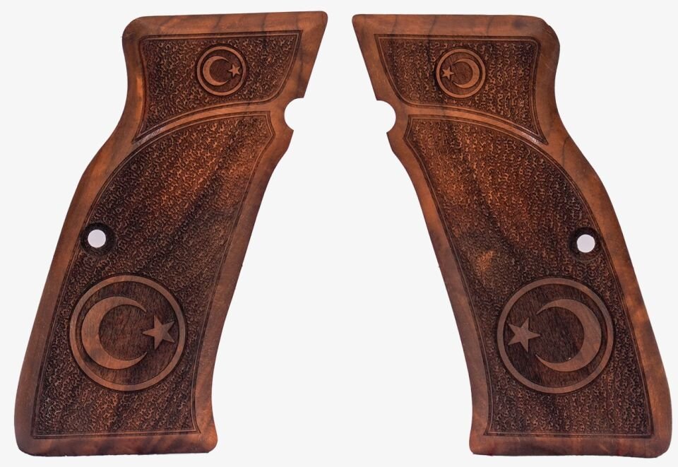 Kılınç 2000 Light Uyumlu Türk Bayraklı Ahşap Kabza