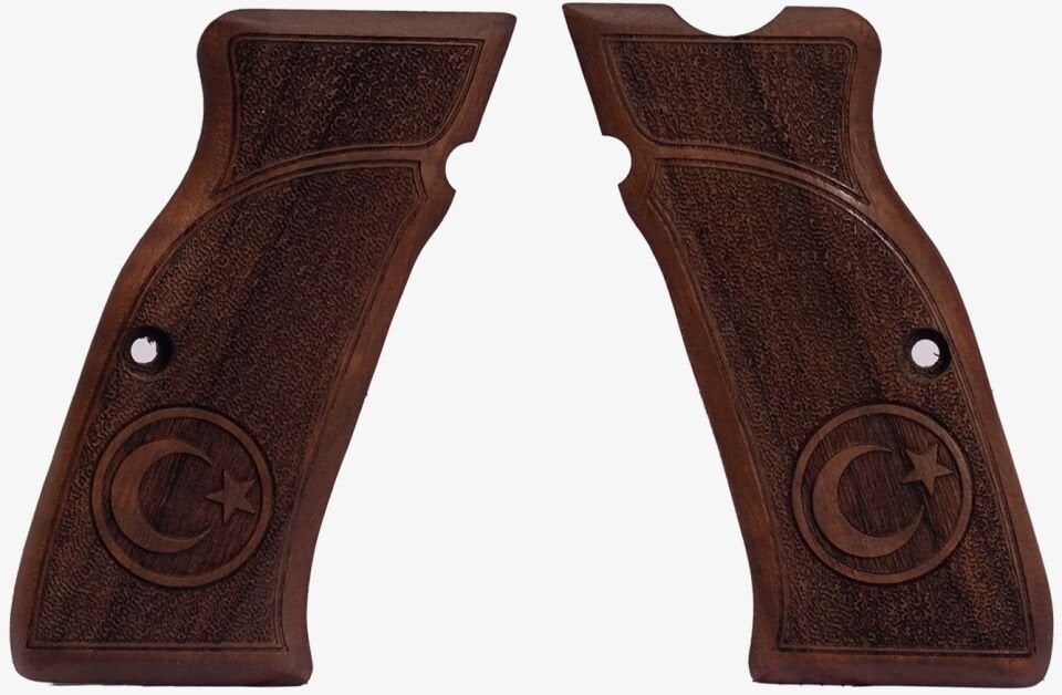 Kılınç 2000 Light Uyumlu Türk Bayraklı Ahşap Kabza