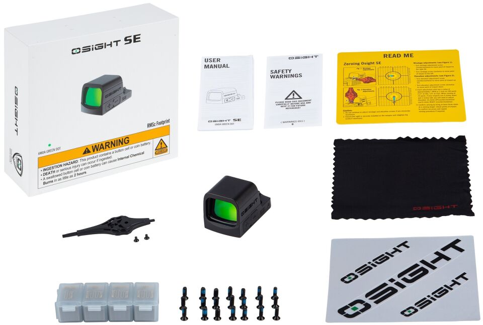 SAR9, SAR9 C ve SAR9 SC Uyumlu Osight SE 6 MOA Green Dot