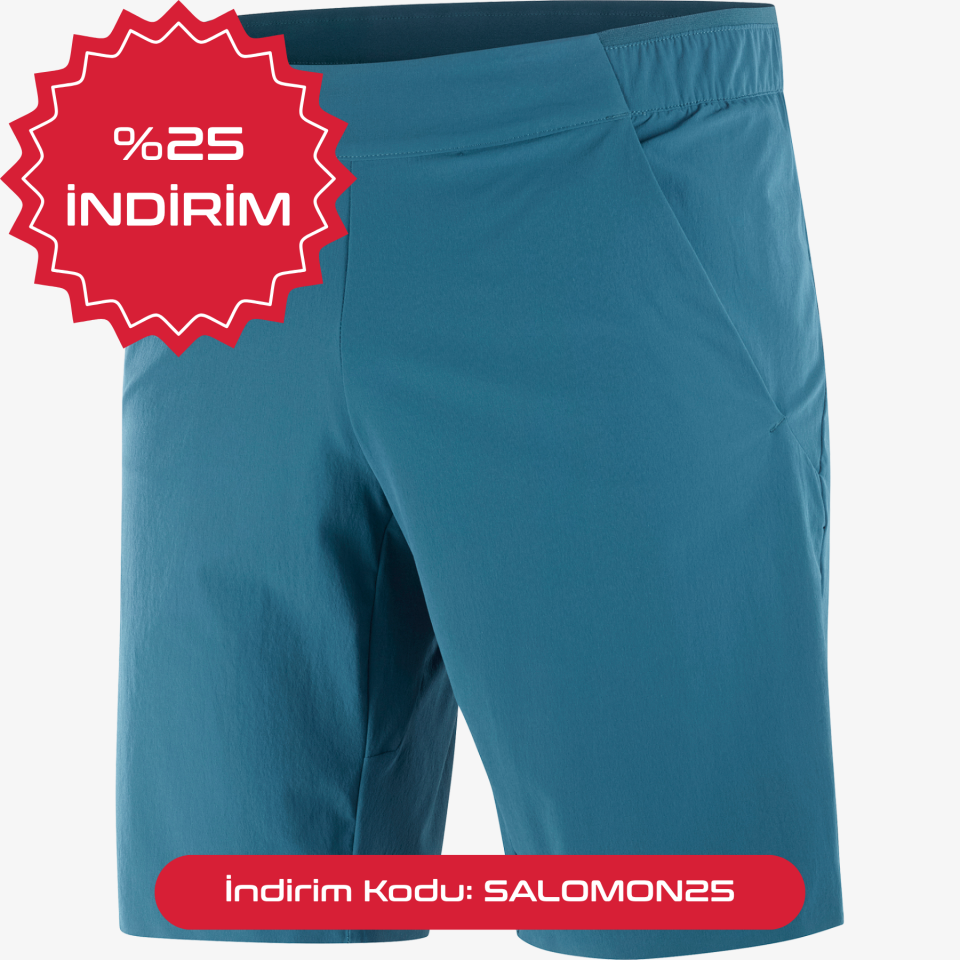 Salomon Wayfarer Ease Erkek Outdoor Şort Mavi