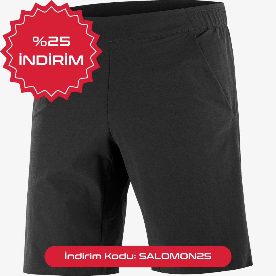Salomon Wayfarer Ease Erkek Outdoor Şort Siyah