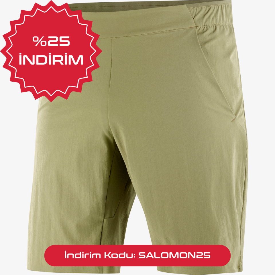 Salomon Wayfarer Ease Erkek Outdoor Şort Açık Yeşil